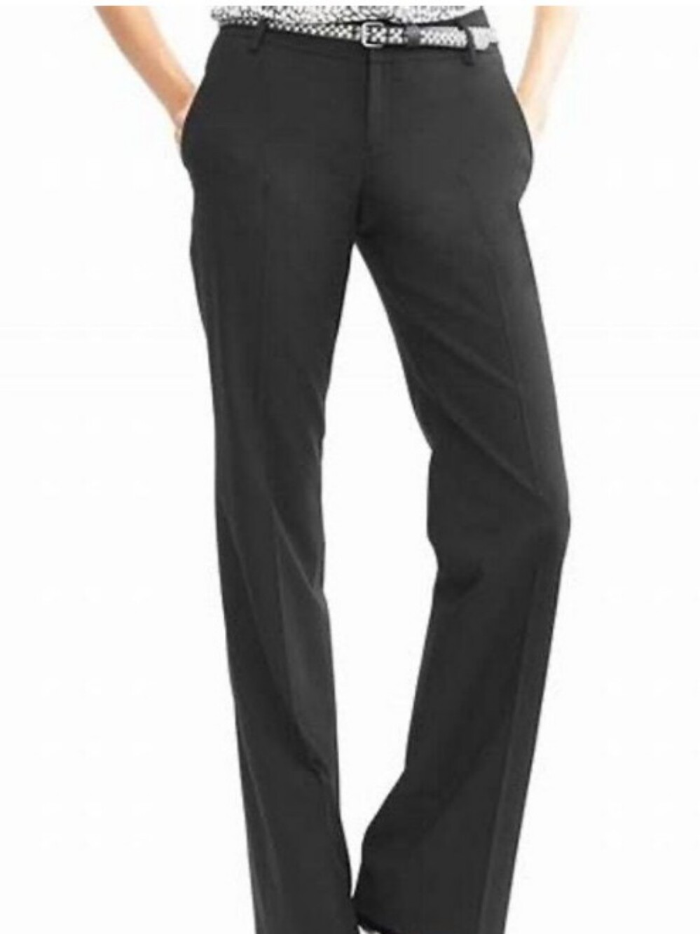 Banana Republic Women's Martin Fit Black Pants Size 10 Short Workwear